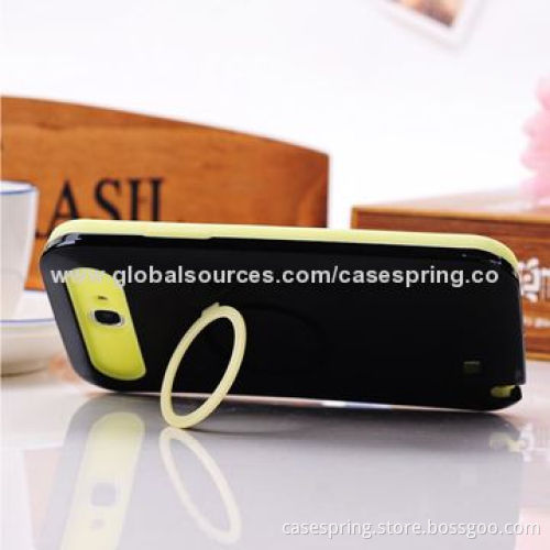 Color Matching, Soft Silicone Edge with Stand, Protective Cover for Samsung Galaxy Note II
